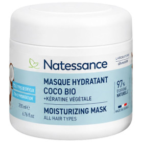 Máscara Capilar Hidratante de Coco Biológico 200Ml Natessance