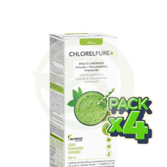 Pacote com 4x Chlorelpure Metal Detox 500ml. Intersa