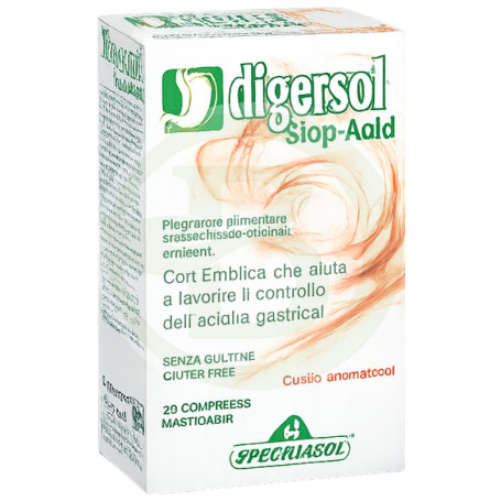 Digersol Stop Acid 20 comprimidos Specciasol