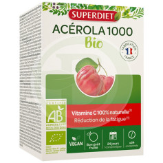 Acerola 1000 (Vitamina C) Bio 24 Comprimidos Superdiet