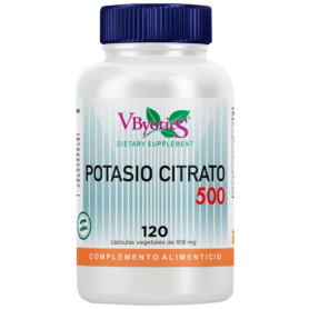 Potássio Citrato 500 120 Cápsulas Vegetais Vbyotics