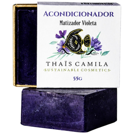Amaciador Sólido Matizador Louros e Grisalhos 55Gr Thais Camila