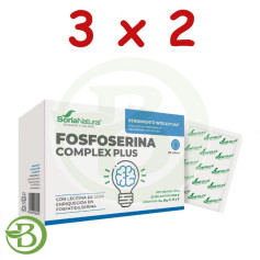 Pacote 3x2 Complexo de Fosfoserina Plus 28 Sachês Soria Natural