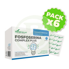 Pacote 6x Fosfoserina Complex Plus 28 Sachês Soria Natural