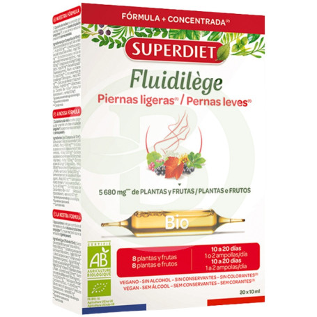 Fluidilege Bio 20 Ampolas Superdiet