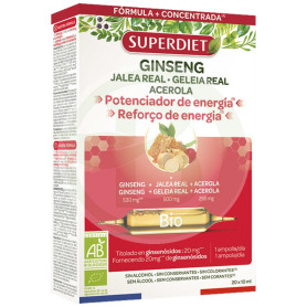 Ginseng Geleia Real Bio 20 Ampolas Superdiet