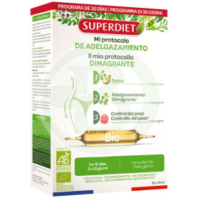 Protocolo Bio Slimming 3 Fases 30 x 10ml Superdieta