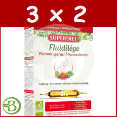 Pack 3x2 Fluidilege Bio 20 Ampolas Superdiet