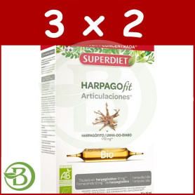 Pack 3x2 Harpagofit Bio 20 Ampollas 10Ml Superdiet