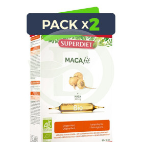 Pack 2x Macafit Bio 20 Ampollas Superdiet