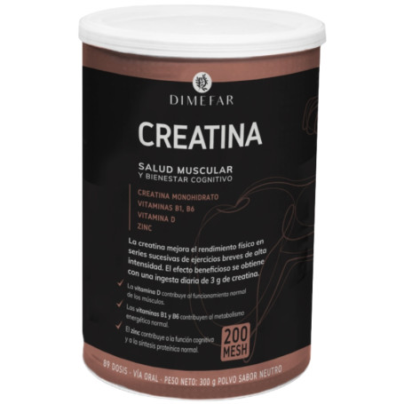 Creatina Sabor Neutro 300G Dimefar