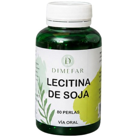 Lecitina de Soja 80 Pérolas Dimefar