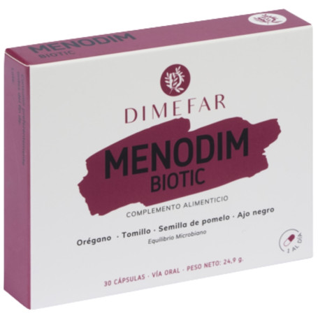 Menodim Biotic 30 Cápsulas Dimefar