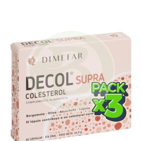 Pack 3x Decol Supra 30 Cápsulas Dimefar