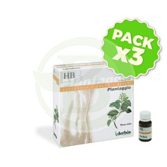 Pack 3x Plantaggio HB 20 Vials Derbos