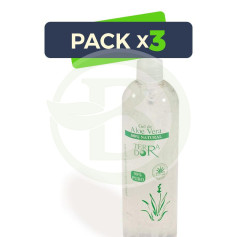Pack 3x Aloe Vera Gel 100% Natural 500Ml. Derbos