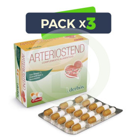 Pack 3x Arteriostend 60 Cápsulas Derbos