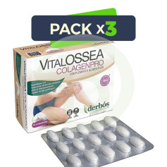 Pack 3x Vitalossea Colagenpro 60 Comprimidos Derbós