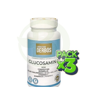 Pack 3x Glucosamina 60 Comprimidos Derbós