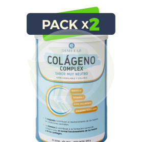Pack 2x Colágeno Complex Sabor Neutro 350G Dimefar