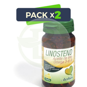 Pack 2x Linostend (Aceite de Lino) 100 Perlas Derbos