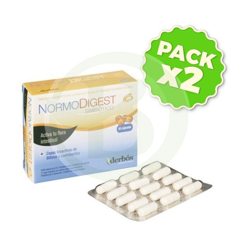 Pack 2x Normodigest 45 Cápsulas Derbos