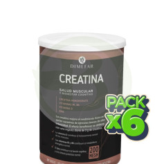 Pack 6x Creatina Sabor Neutro 300G Dimefar