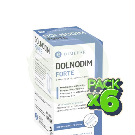 Pack 6x Dolnodim Forte 15 Sticks Dimefar