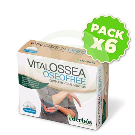 Pack 6x Vitalossea Oseofree 60 Comprimidos Derbos