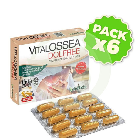 Pack 6x Vitalossea Dolfree 30 Cápsulas Derbos