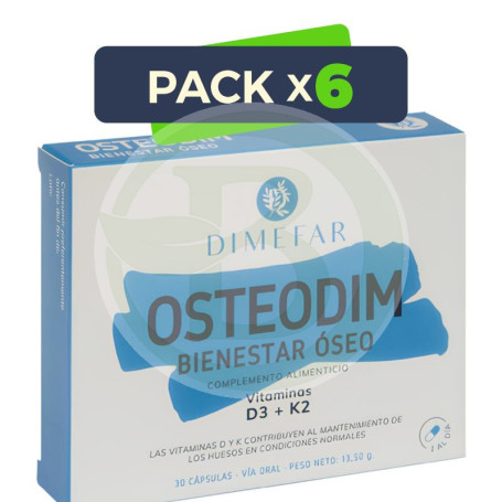 Pack 6x Osteodim 30 Cápsulas Dimefar