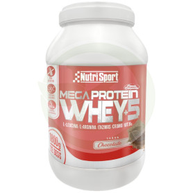 Mega Protein Whey +5 Sabor Chocolate 1800G Nutrisport