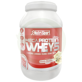 Mega Protein Whey +5 Sabor Baunilha 1800G Nutrisport