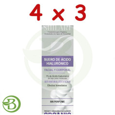 Pacote 4x3 soro facial e corporal de 120ml. Shilart