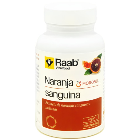 Laranja Sanguínea Morosil 60 Cápsulas Raab