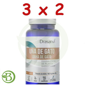 Pack 3x2 Uña De Gato 30 Cápsulas Drasanvi