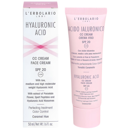 Ácido Hialurónico Cc Creme Tom Caramelo Spf20 50ml L´Erbolario