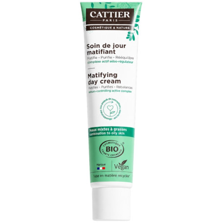 Creme Facial Diurno Matificante 40ml Cattier Paris