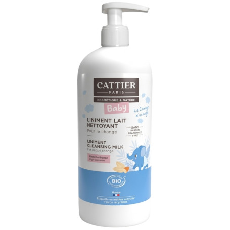Linimento de Leite Limpeza para Bebés 500Ml Cattier Paris