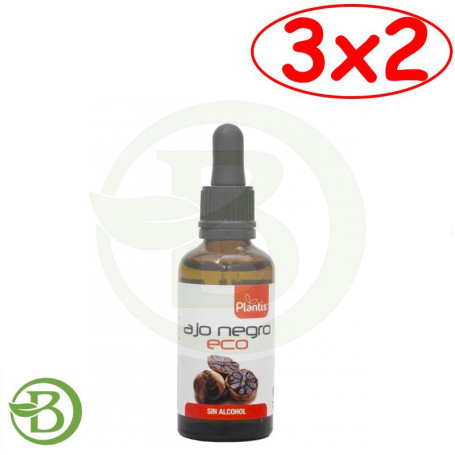 Pack 3x2 Ajo Negro 50Ml. Plantis