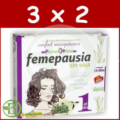 Pacote 3x2 Femepausia 30 cápsulas Pinisan