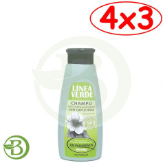 Pacote 4x3 Shampoo Anticaspa com Green Line Chagas