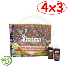 Pacote 4x3 Loção Ativadora de Crescimento 30Ml. Rhatma