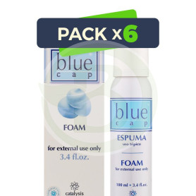 Pack 6x Espuma Calmante Blue Cap 100Ml Catalysis
