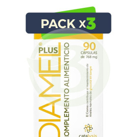 Pack 3x Diamel Plus 90 Cápsulas Catalysis