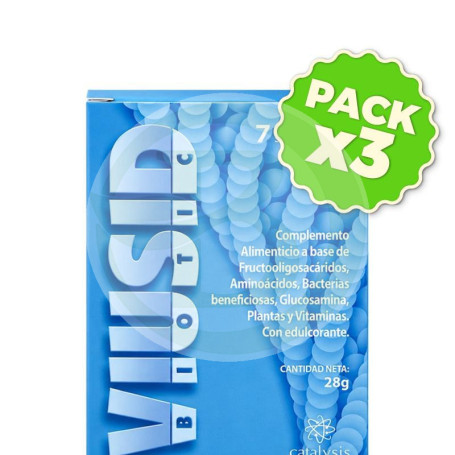 Pack 3x Viusid Biotic 7 Sobres Catalysis
