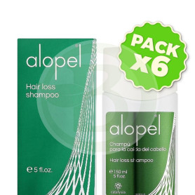 Pack 6x Champú Alopel para la Caída del Cabello 150Ml Catalysis