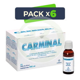 Pack 6x Carminal Solución Oral 15 Viales Catalysis