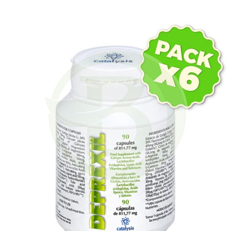 Pack 6x Deprexil 90 Cápsulas Catalysis