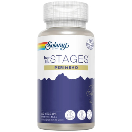 Perimeno Stages 60 Cápsulas Vegetais Solaray